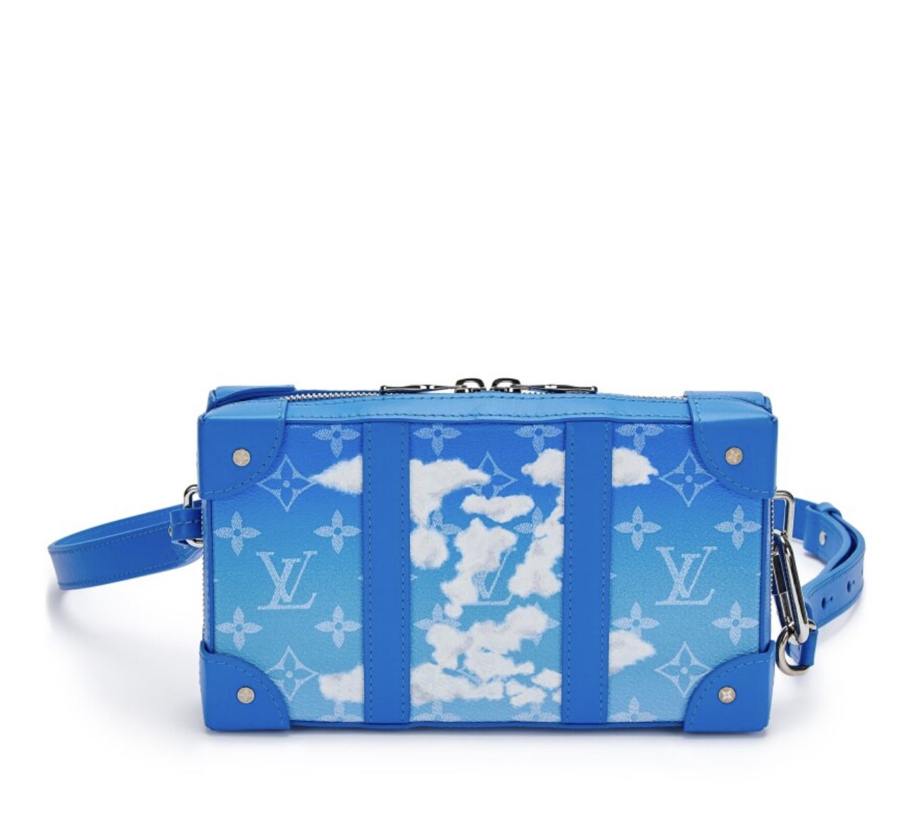 Louis Vuitton Virgil Abloh Blue Monogram Clouds Coated Canvas Soft Trunk  Wallet Silver Hardware, 2020 for Sale in New York, NY - OfferUp