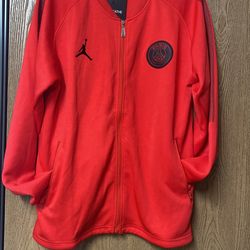Brand New PSG Paris red adult jackets green Size Medium