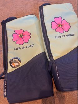 Life Is Good Insulated Can Cooler Bags – Set of 2 – Great Condition