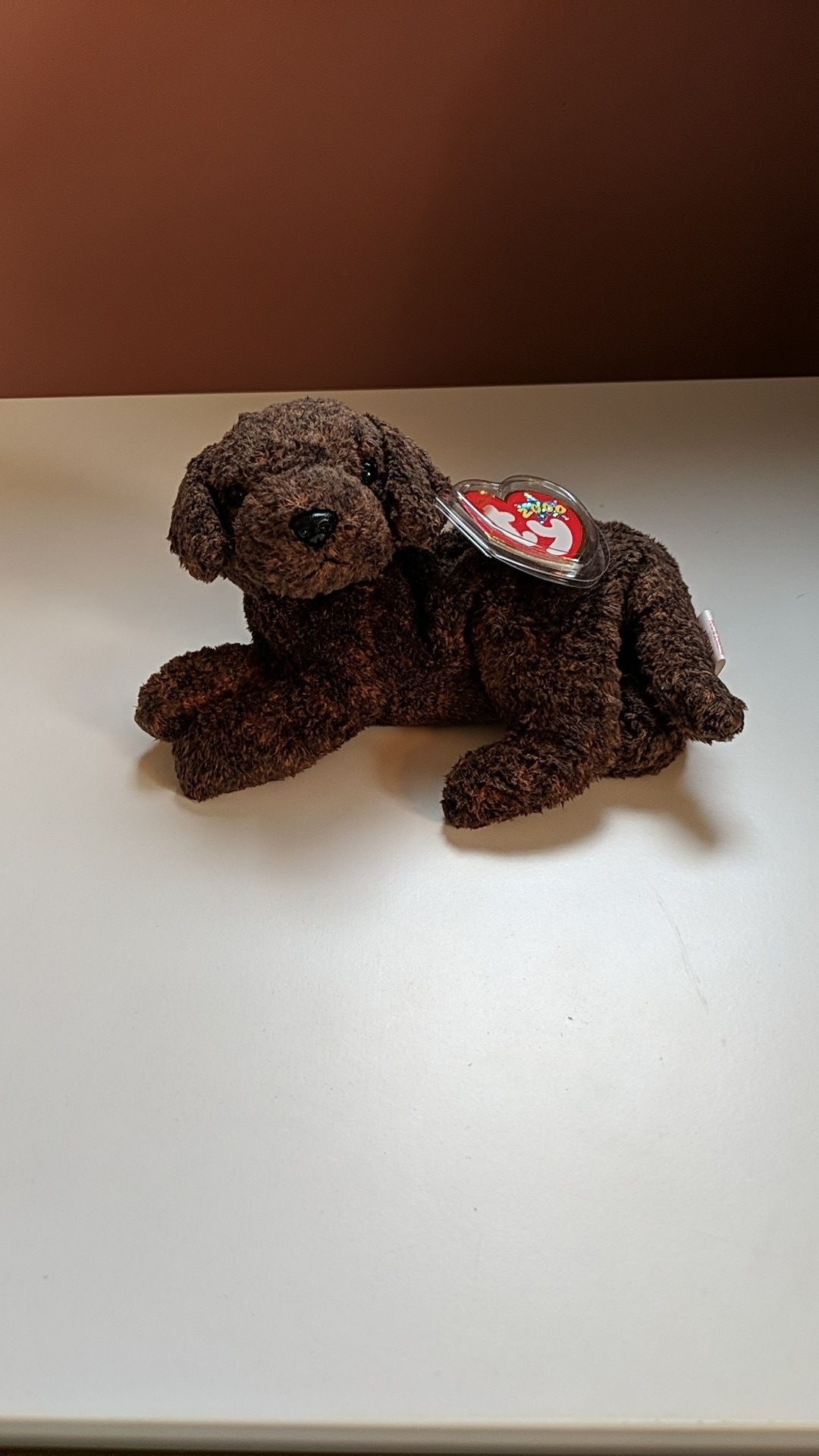 Ty Beanie Baby Fetcher Chocolate Lab 2000