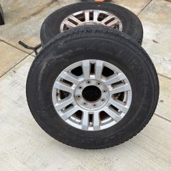 LT275 70R18 Wheels With Tire Good Tread 