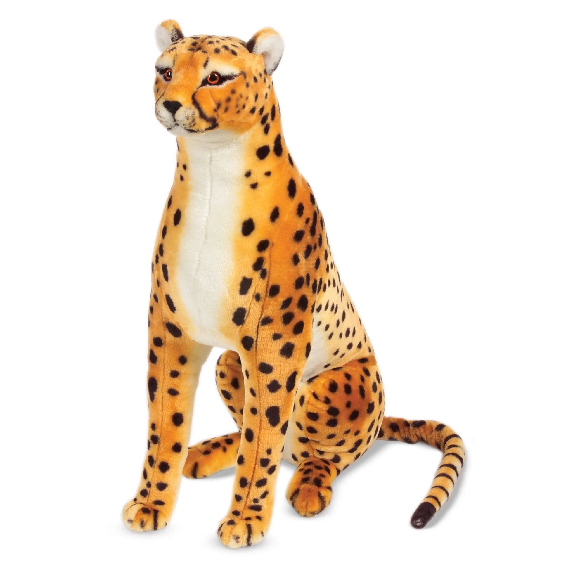 Melissa & Doug Giant Cheetah - Lifelike Stuffed Animal (Stands Nearly 3 Feet Tall) nursery decor