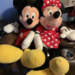 Minnie And Mickey Mouse  $20 Each