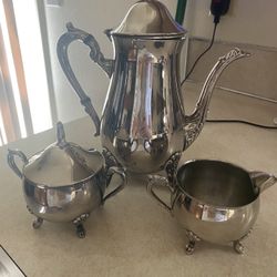 Antique Silver Tea Set