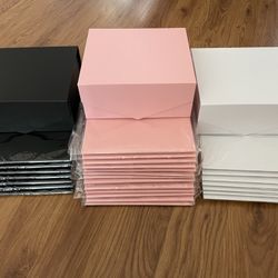 New 3 Pack Valentines Gift wrapping Box With Magnetic Lid 7.8*7*3.2