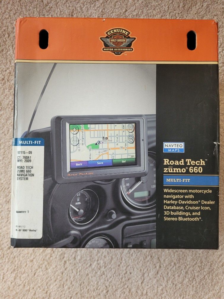 Harley Davidson Garmin Zumo 660 Road Tech W/ Automotive Accessories