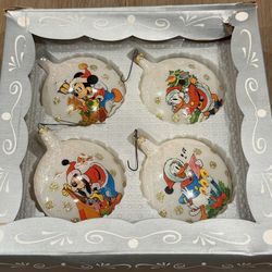 Vintage Disney Glass Ornaments Made For Kurt  Adler Inc.