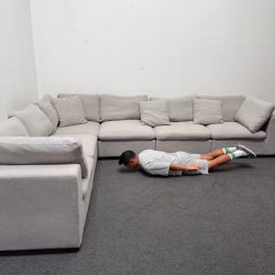 6 pc Modular Cloud Style Sectional Couch (Thomasville) 2k Retail - Can Deliver
