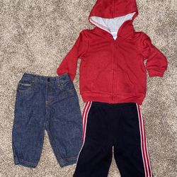 Jogger Outfit and Pants, 6-9 months