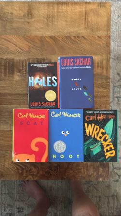 Carl Hiaason/Louis Sachar books