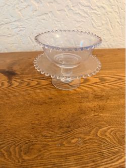 Imperial Candlewick Pedestal and Bowl