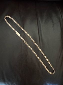 Solid 14K Rose Gold Cuban Link