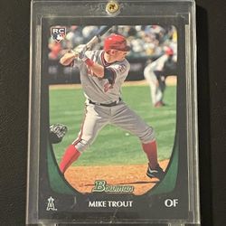2011 Bowman Angels Mike Trout Rookie Baseball Card 