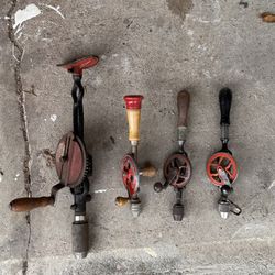 Vintage Hand Drills