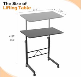 Desk adjuster small table