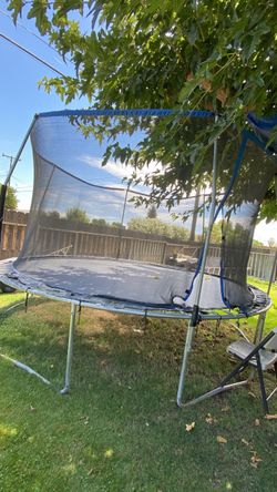 Large Outdoor Trampoline with Safety Net