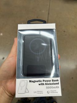 NWT Magnetic Power Bank with Kickstand
