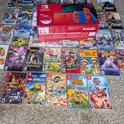 Nintendo Switch Plus 37 Games