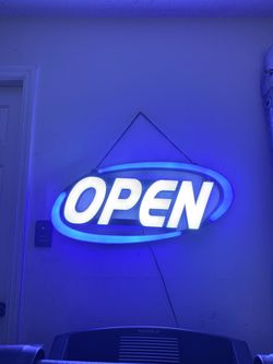 Green Light Innovations Spectrum Series LED OPEN Sign – 32” × 15”