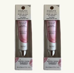 2 Pieces Of Physicians Formula Rosé All Day To Night Eye Cream, Dark Circles, Puffiness, Bags Under Eyes, Wrinkles | Dermatologist Tested, Clinicially