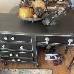 Gothic Refurbished Desk/vanity