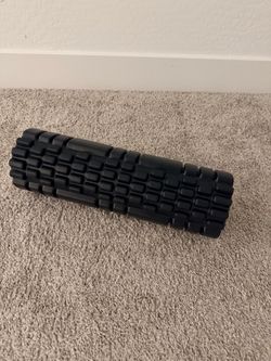 Black Textured Foam Roller