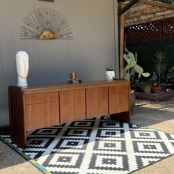 Vintage Mid Century Executive Office Credenza / Filing Cabinet.