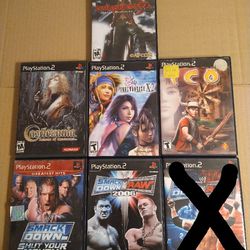 PS2 Games Various Available