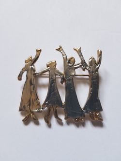 Joyful People pin/brooch