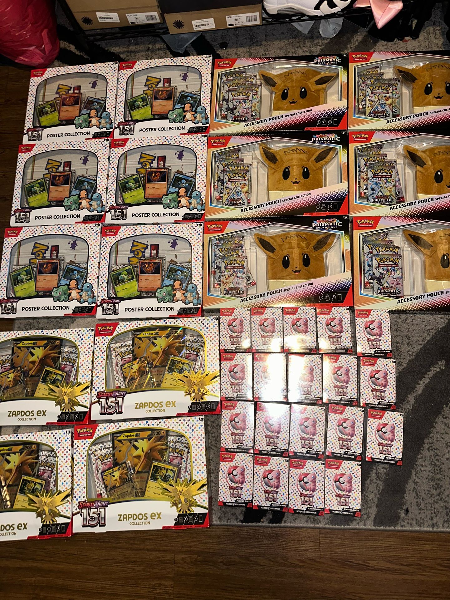 151 AND PRISMATIC GIANT LOT, ALL BRAND NEW AND SESLED