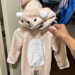 Bear Onesie 0-3 Months