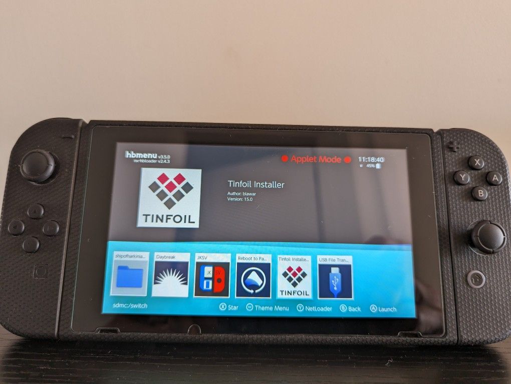 Modded Nintendo Switch - With Loader