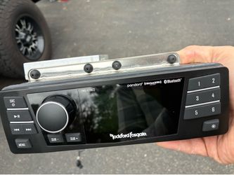 Rockford Fosqate Harley Davidson head unit radio