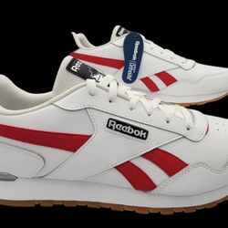 Reebok Tenis clásicos Harman Running Clip White/Excred/Black Men's Size 12M Usa