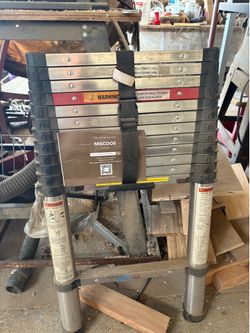 10foot telescoping stainless steel latter