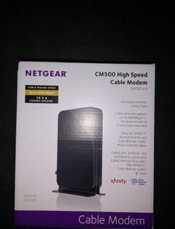 Netgear CM500 Cable Modem*New Condition