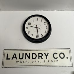 FREE Laundry Wall Sign