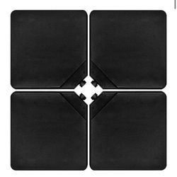 4 Pieces 13L Cantilever Offset Patio Umbrella Base with Easy-Fill Spouts   84 $50