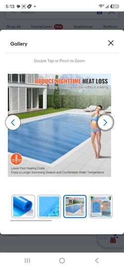 Solar pool cover