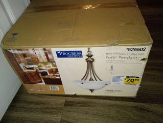 Progress Lighting Foyer Pendant Light Forged Bronze