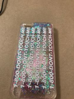 Casé iPhone 6splus Glitter liquid brand new 3