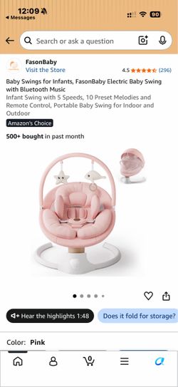 Baby swing