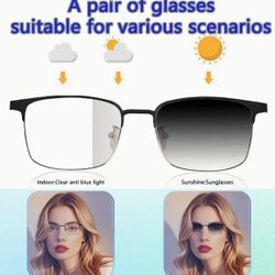 New Smart Glasses with Automatic Dimming Lenses
