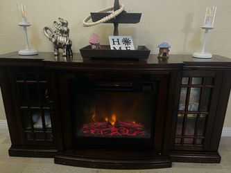 Electric Fireplace TV Stand- send offers