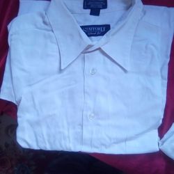 Men's White Dress Collar Shirt