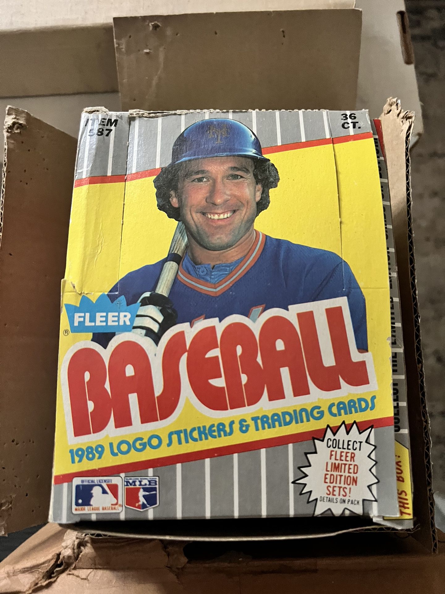 Unopened Baseball Card Packs And Complete/partial Sets Late 80’s