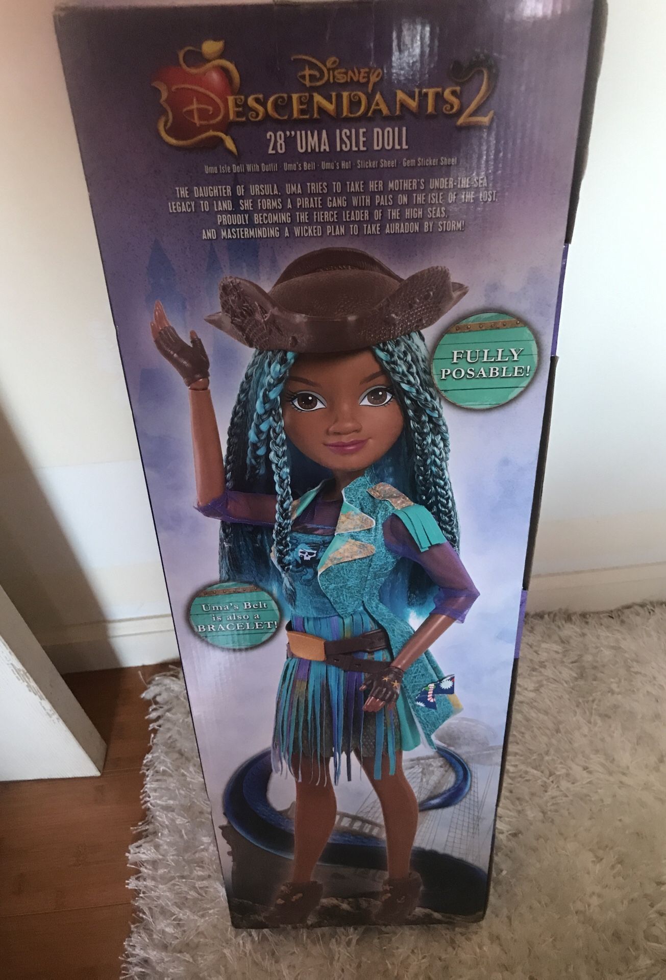 Disney Descendants 2 Doll Uma Daughter of Ursula Isle of the Lost