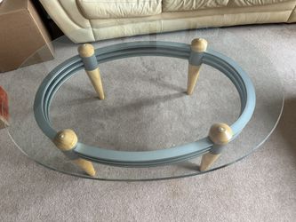 4 Glass Top Coffee Table