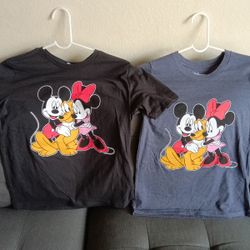 MICKEY AND MINNIE T-SHIRTS 
