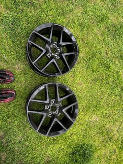 black 18in rims